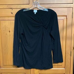 Armani Collezioni size 10. Black knit